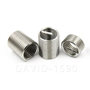 Inserto filo elicoidale filetto fine M6 x 0,75 riparazione filetto acciaio inox 304 - Foto 1 di 8