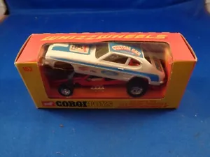 Corgi GLOW WROM DRAGSTER Ford Capri In Original Box whizz wheels funny car # 163 - Picture 1 of 5
