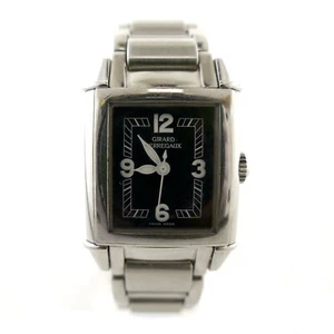 GIRARD PERREGAUX 2591 QUARTZ SCHWARZES ZIFFERBLATT EDELSTAHL DAMEN ARMBANDUHR - Bild 1 von 7