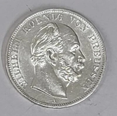 Thaler Victory over France 1871 Prussia (Germany) Ag Unc - Image 1 of 2