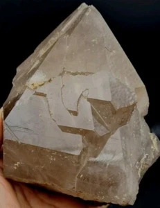 1.5kg Natural Terminated Smokey Quartz Crystal from Zagi Mountain Pakistan - Picture 1 of 6