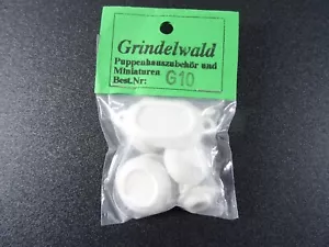 Vintage Miniatur Zubehör für Puppenhaus Grindelwald Geschirr 10teilig (10312) - Bild 1 von 4