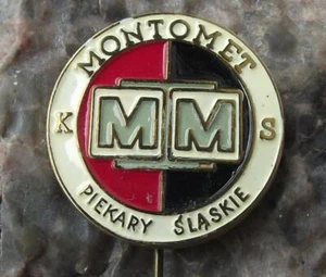 Vintage Montomet Piekary Slaskie Poland Polish Football Soccer Club Pin Badge - Picture 1 of 2