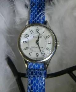 ECCLISSI 23183 MOP FACE blue 7" Ladies Sterling Silver 0.925 Watch new battery  - Picture 1 of 12