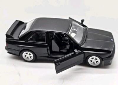 RMZ City BMW M3 1987 Toy Car Diecast Pull Back Model Car Doors Open No Box - Image 1 of 4