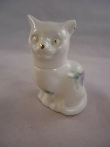 Aynsley Little Sweetheart Cat Trinket Box Fine Bone China 1st Quality British - Picture 1 of 5
