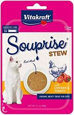 Vitakraft Souprise Stew Wet Cat Treat - Chicken and Tomato - Lickable
