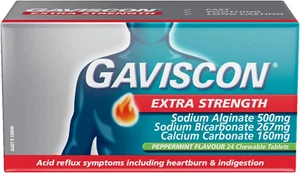 Gaviscon Extra Strength Chewable Tablets Peppermint Heartburn and Indigestion... - Picture 1 of 8