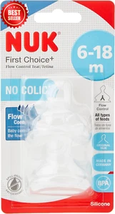 First Choice Flow Control Teat Silicone Baby Bottle Nipple Adjustable Milk Flow - Picture 1 of 12