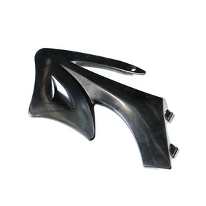 BLACK Plastic Front LEFT Side Tank Guard Fender APOLLO ORION Styl PIT Dirt Bike - Picture 1 of 2
