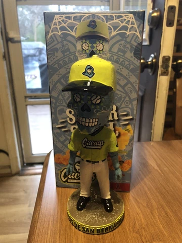 Inland Empire 66ers San Bernardino Cucuys Sugar Skull Bobblehead SGA Cover