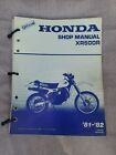 Genuine Honda XR500R Shop Service Repair Manual 1981-1982 OEM COMPLETE