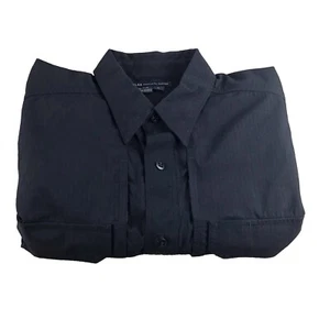 5.11 511 Tactical Men's Solid Black Nylon Ripstop Vented Long Sleeve Shirt Large - Picture 1 of 24