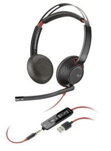 Plantronics Blackwire 5220 Black Headband Headsets (Stereo, USB) - Afbeelding 1 van 3