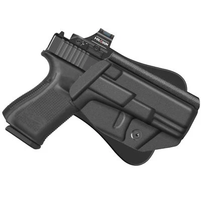 Amberide OWB KYDEX Holster Fit: Glock 19/19X/44/45 Gen3-5 & Glock 23/32 Gen3-4