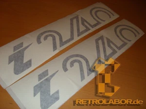 2 OPEL MANTA ASCONA i240 LOGO EMBLEM DEKOR MOTORSPORT RALLYE SCHWARZ ANTHRAZIT B - Picture 1 of 9