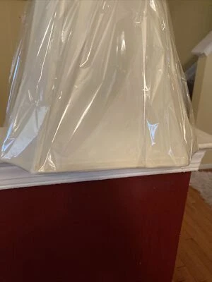 Cal Lighting SHCM 10.5 X8 Inches Vertical Piped Basic Empire Shade Beige - Image 1 of 4