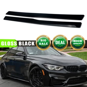 Extensión de falda lateral estilo PSM negra brillante para BMW F82 F83 M4 F80 M3 2015-2020 - Imagen 1 de 9