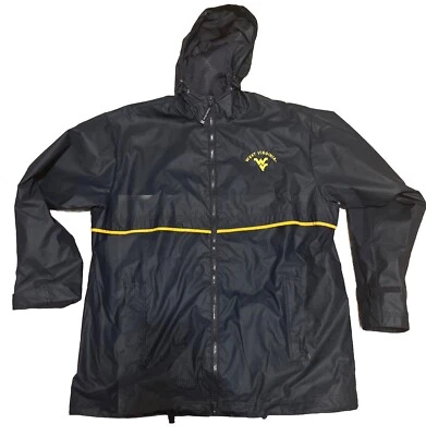 West Virginia Mountaineers Charles River Apparel Size L Men’s  Rain Jacket - Image 1 of 4