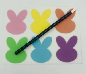 Easter Bunny Paint Your Own Cookie Icing Palettes - PYO - Multiple Packs - Brush - Bild 1 von 4