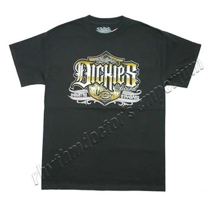 Dickies Mens 4101 DKS1125 BK Streets Is Watchin Logo T-Shirt Black New - Picture 1 of 1