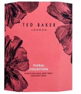 TED BAKER  FLORAL Collection  Hand & Nail Balm, Body Spray & Wash  Gift Set - Picture 1 of 3