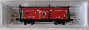 Bluford Shops N Scale 41030 (Ph. 1) Bay Window Caboose Erie #C337 - Picture 1 of 3