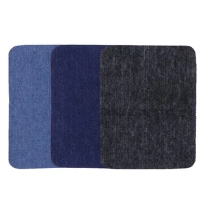 15 Stück Bügelflicken Pullover Hemd Ellenbogen Knieflicken Jeans Denim Patches - Bild 1 von 12