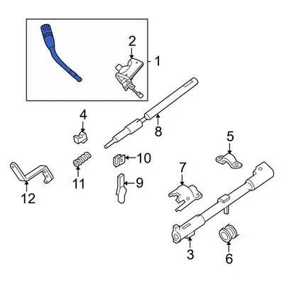 For Ford E-350 Super Duty 14-19 Ford Automatic Transmission Shift Handle Foto 1 de 2