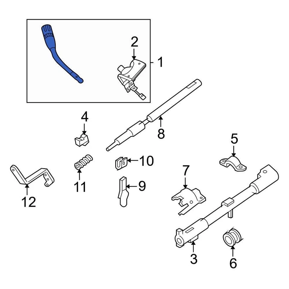 For Ford E-350 Super Duty 14-19 Ford Automatic Transmission Shift Handle Foto 1 de 2
