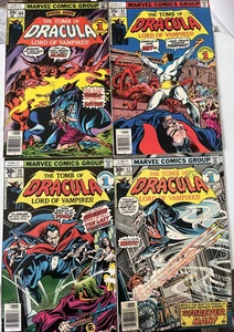 TOMB OF DRACULA. NUMBER'S 57, 59 & 63-64. (4 ISSUE 1977-1978 LOT). MARVEL - Picture 1 of 21