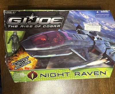 Hasbro G.I. Figura Joe The Rise Of Cobra Night Raven con Air Viper NUEVO Foto 1 de 4
