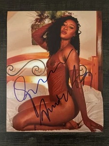 Queen Aminata All Elite Wrestling Signed AEW 8x10 Photo HOT SEXY - Picture 1 of 1
