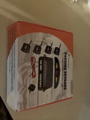 New 4 Parking Sensors LED Display Car Reverse Backup Radar System - Image 1 of 2