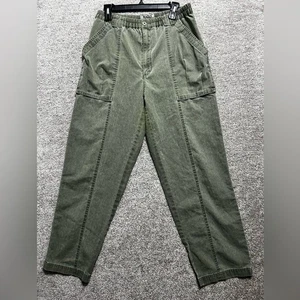 Bugle Boy Herren Vintage Pull On Cargo Hose Grün Größe 34X30 *Mangel - Bild 1 von 11