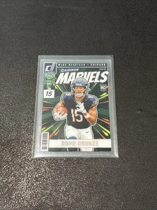 2024 Panini Donruss Clearly Rome Odunze RC Gridiron Marvels Case Hit SSP - Picture 1 of 2