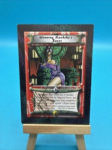 Winning Kachiko’s Favor Square Cut Signed Mathew D Wilson Artist Proof? L5R - Picture 1 of 4