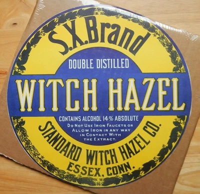 S. X. Brand Witch Hazel Advertising Sign, Essex, Conneticut - Image 1 of 2