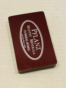 PFLANZ MANTEY MENDRALA FUNERAL HOMES Large Print Playing Cards READ DESCRIPTION - Picture 1 of 12