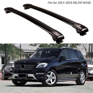 Aluminum Cross Bar Fits for Mercedes Benz ML350 ML W166 2013-2016 Luggage Racks - Picture 1 of 1