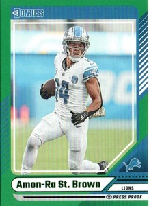 2024 Donruss #139 Amon-Ra St. Brown Press Proof Green - Picture 1 of 2
