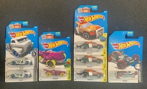 2016 Hot Wheels Treasure Hunt Lot Of 7 Mig Rig, Repo Duty, Fangula, T-Rextroyer  - Picture 1 of 6