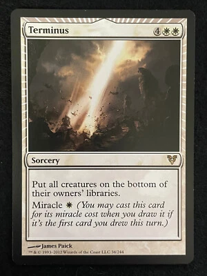 Magic the Gathering Avacyn Restored Terminus Sorcery Rare 38/244 - Image 1 of 2