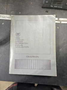 1986 Cadillac Cimarron Service Information Manual Initial Edition - Picture 1 of 7