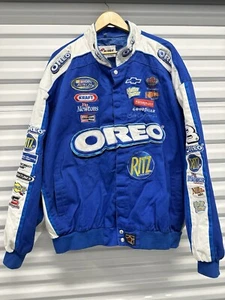 Chaqueta Nascar Vintage Años 90 Dale Earnhardt Jr Oreo Jeff Hamilton Y2K Para Hombre 6X Abrigo - Imagen 1 de 8