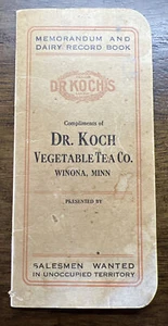 Winona MN Minnesota DR KOCH VEGETABLE TEA CO Advertising Booklet LaCrosse 1926 - Picture 1 of 5