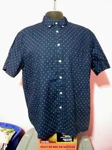 Le Tigre Vintage Dark Blue Button Up Shirt | Mens XL Great Shape! - Picture 1 of 3