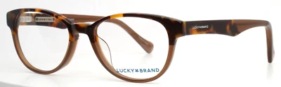 LUCKY BRAND D202 Tortuga Marrón Mujer Ovalado Borde Completo Anteojos 51-18-140 B:39 B Foto 1 de 4