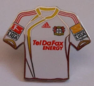 Bayer Leverkusen Pin Plug with Butterfly Lock Jersey Away TelDaFax FP95 - Picture 1 of 2