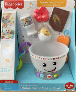 Fisher-Price Laugh and Learn Magic Colour Mixing Bowl For Toddlers & Baby New